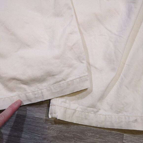Polo Jeans Co Ralph Lauren Men's 32x32 White Cargo Pants 67th Reg Military Y2K - Picture 10 of 15